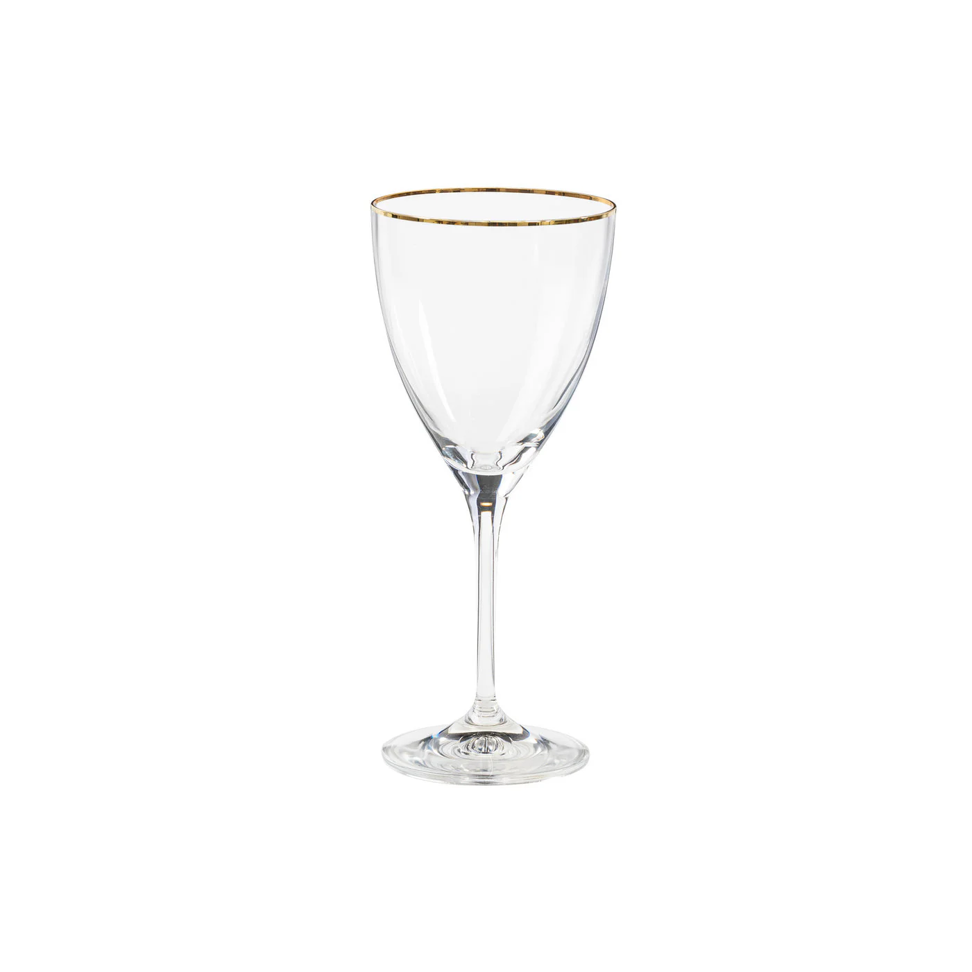 Set 6 Wine Glasses with Golden Rim Sensa, Casafina by COSTA NOVA