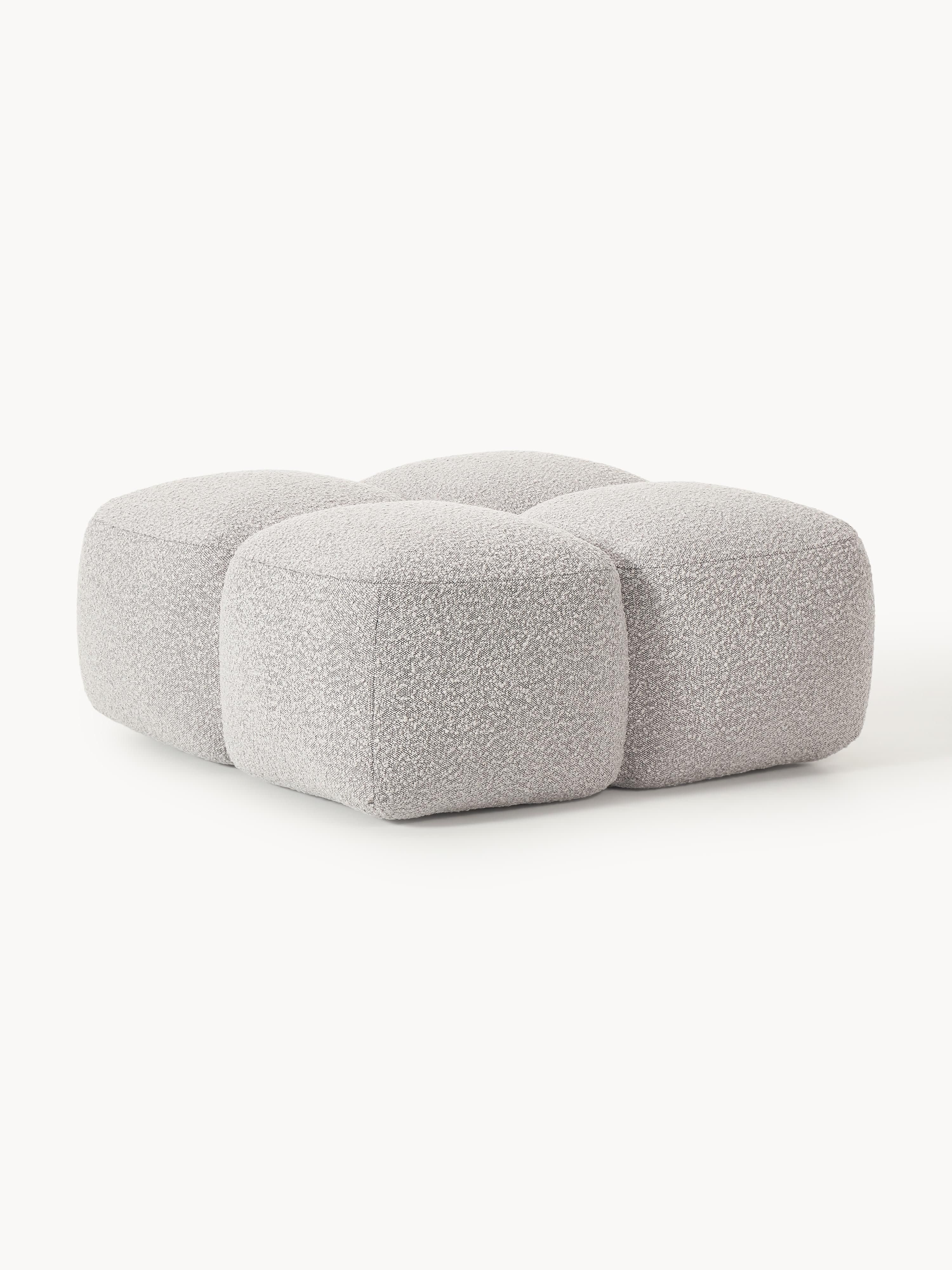 Sofa-Hocker Tayla aus Bouclé