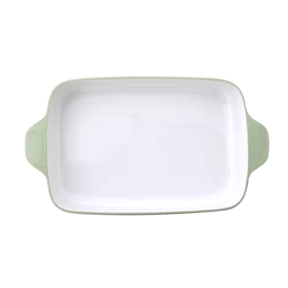 KitchenAid® Stoneware Rectangular Baking Pan, Pistachio, 9 x 13 x 2.5-in, 4.5-qt