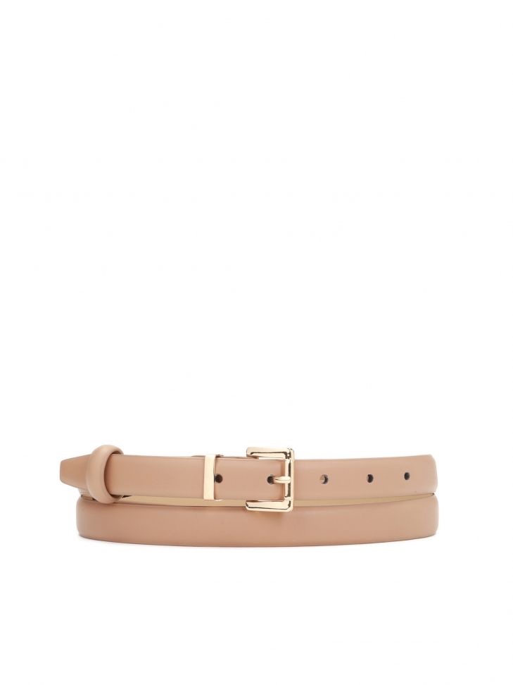 Ladies' light brown belt