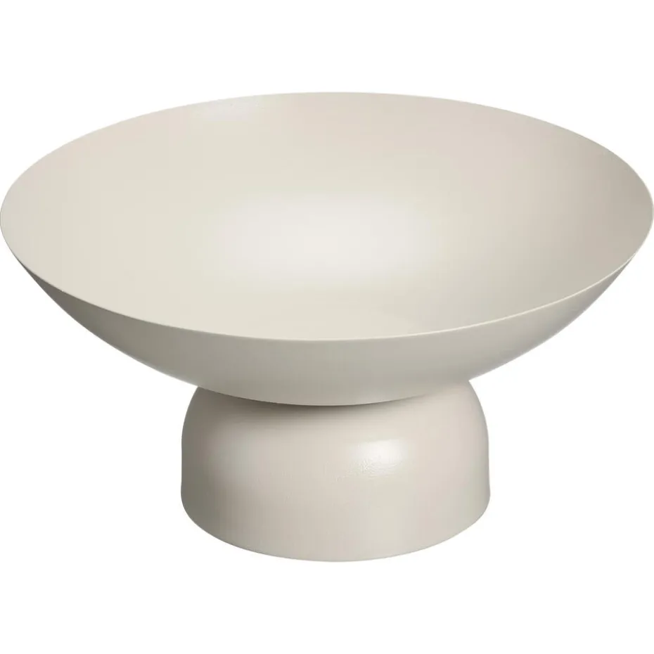 Kwantum Decoratie Schalen | Decoratieschaal Op Voet Winston  Beige