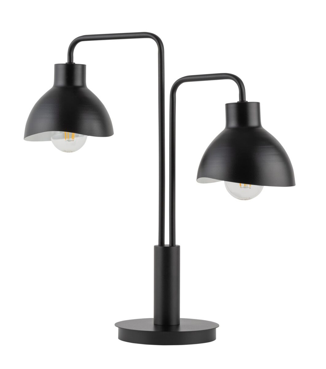 Lampa stołowa nowoczesna czarno-biała Holi 2xE27x15WSigma Lighting