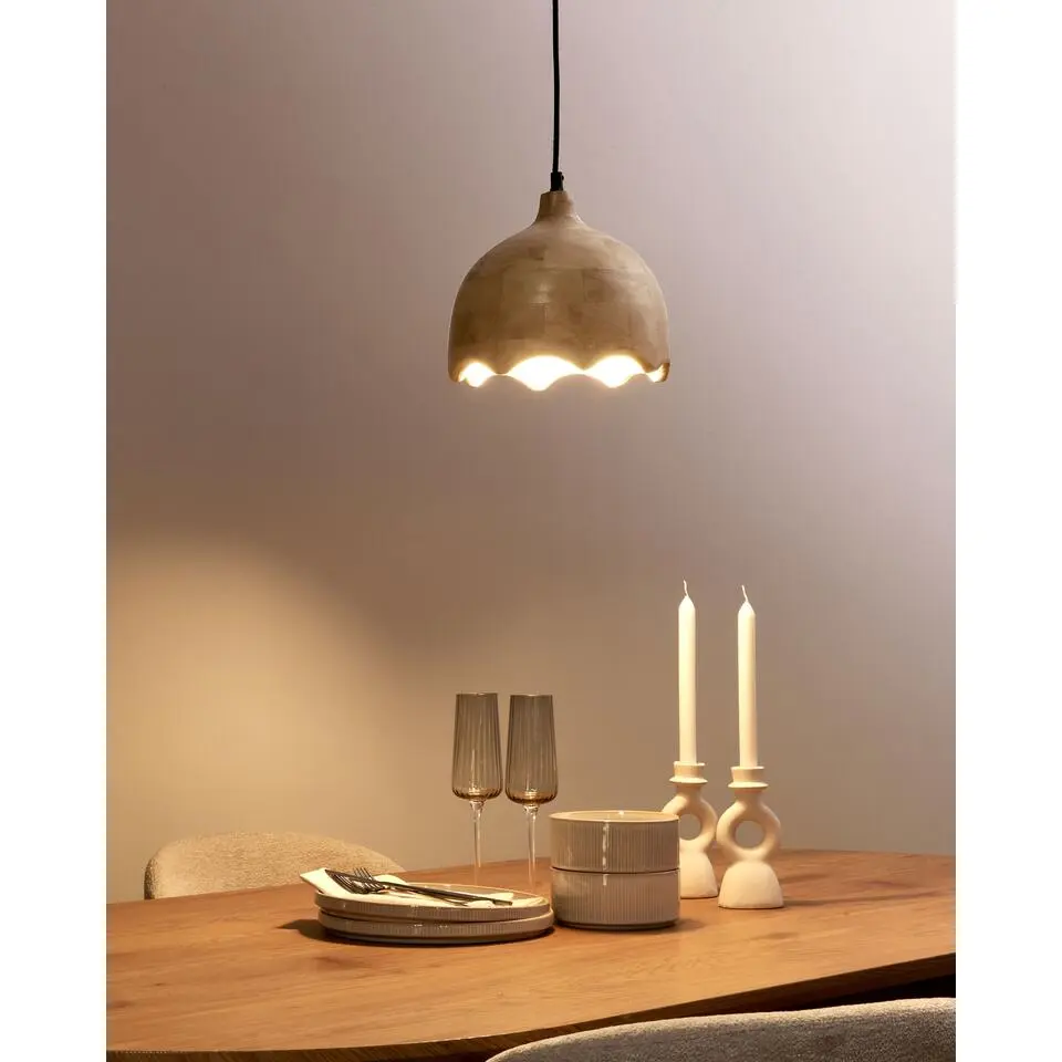 GOMATI - Hanglamp - Lichtbruin - Mangohout