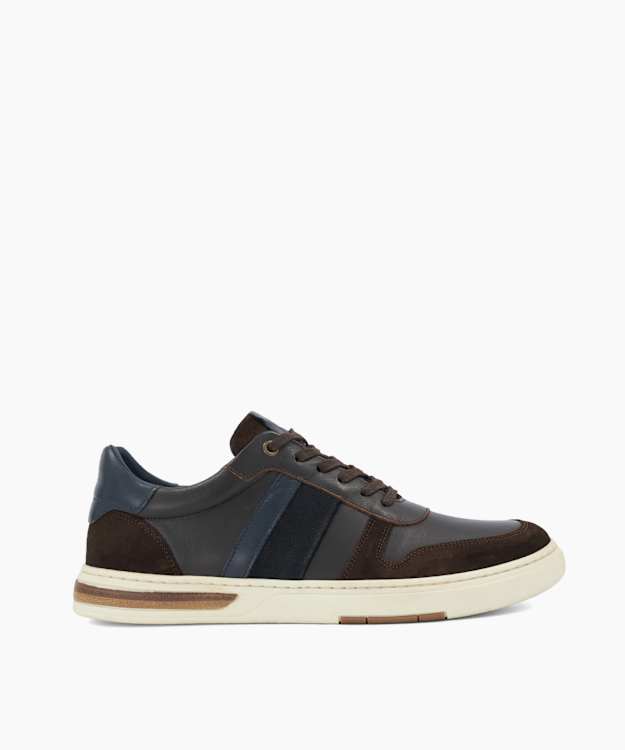 Terence Brown - Leather-Trim Low-Top Trainers
