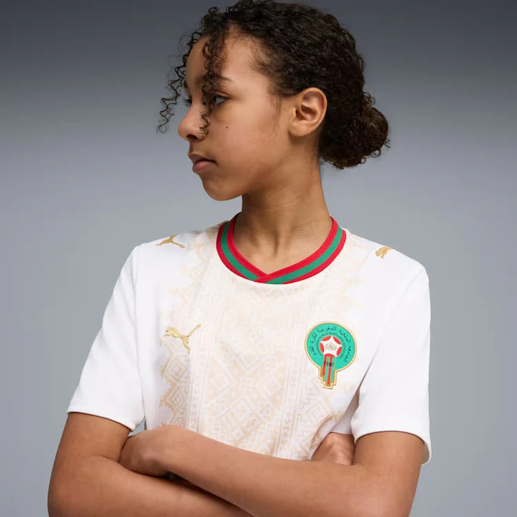 Morocco World Cup 2026 Away Kids Kit
