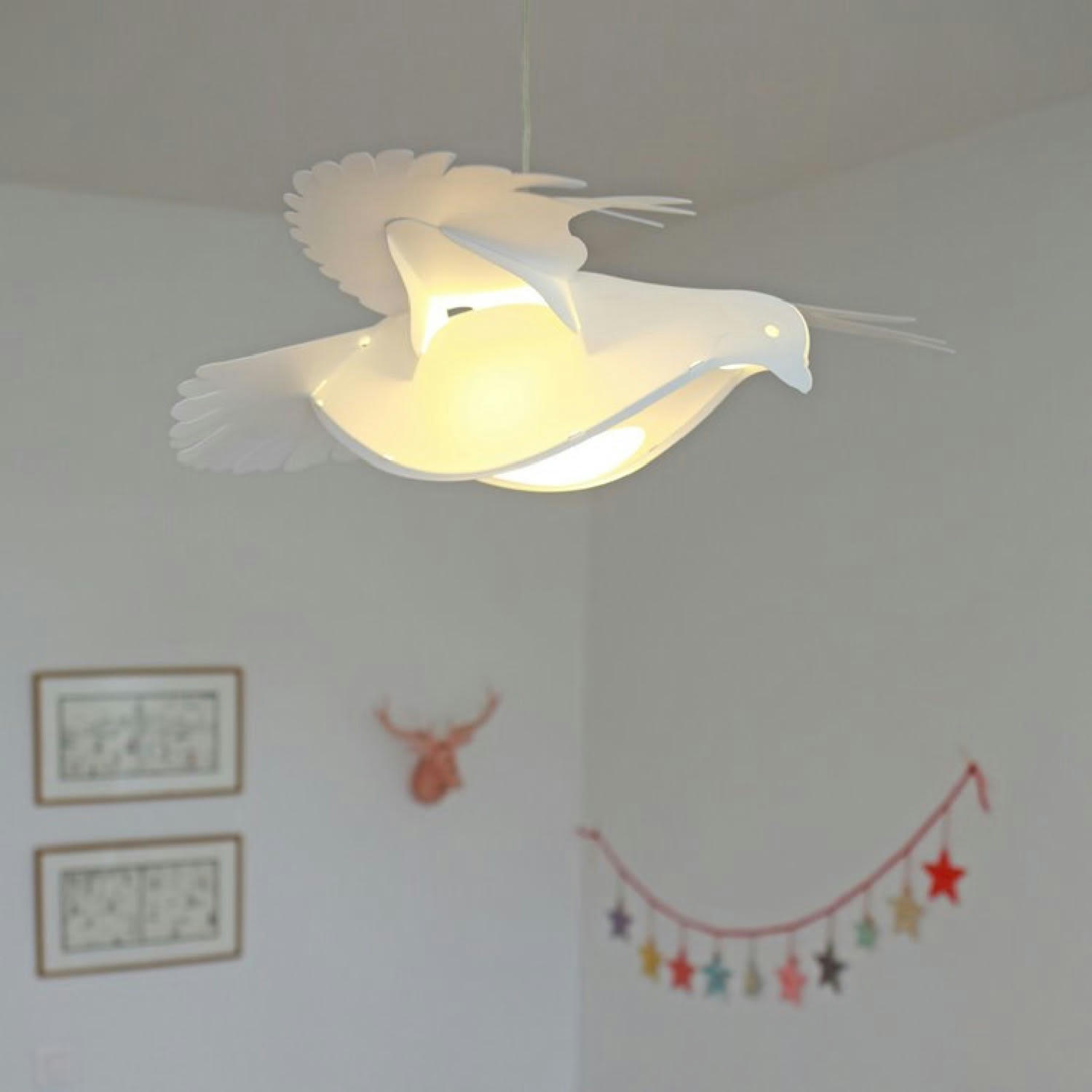 - Suspension enfants Colombe Blanche 60cm