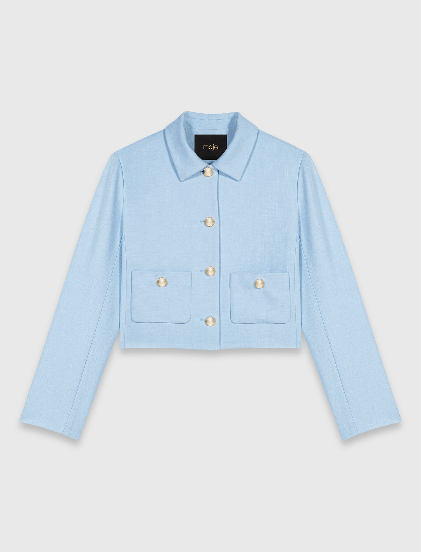 Veste courte à simple boutonnage