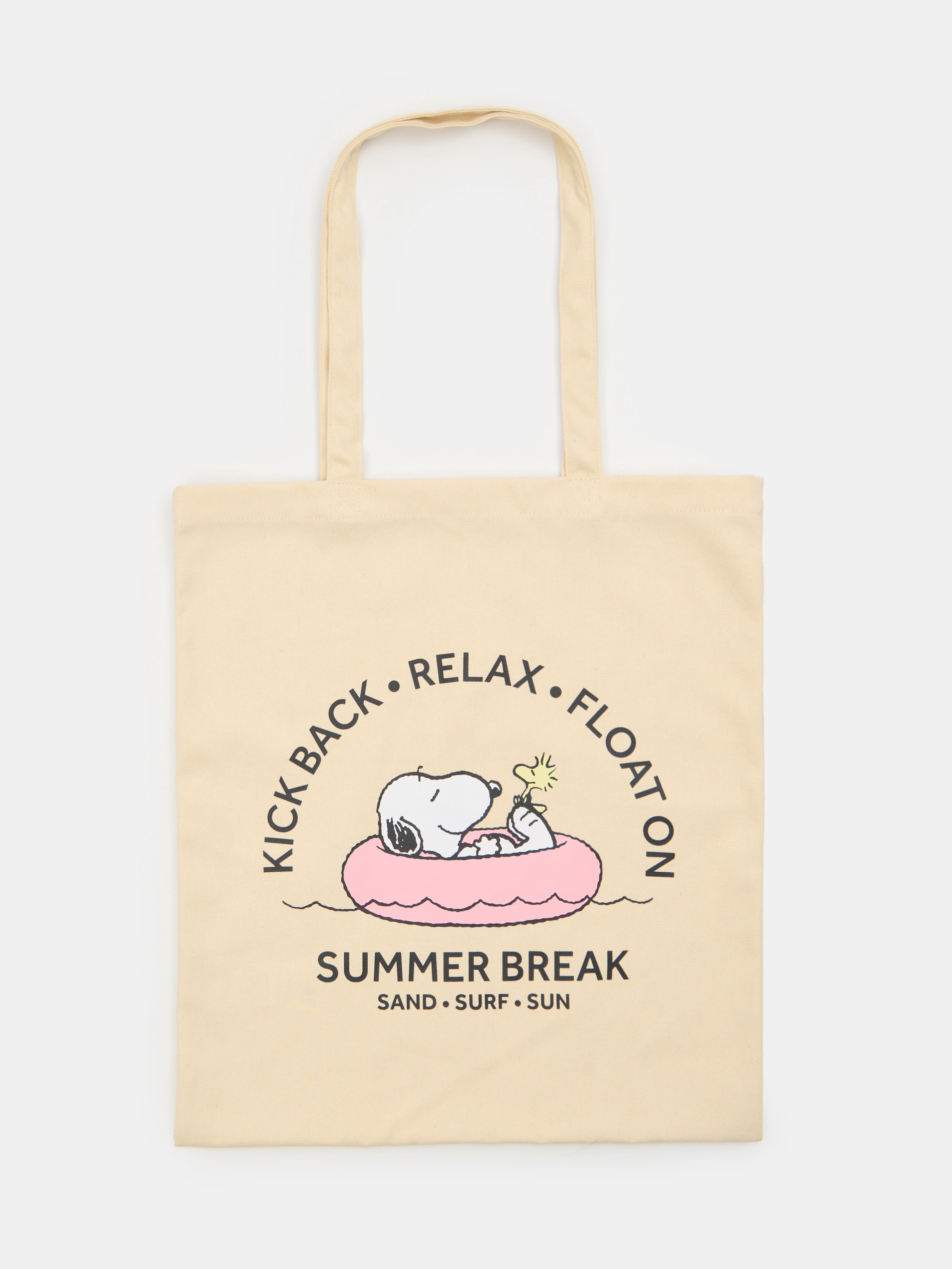 Materiałowa torba shopper z nadrukiem Peanuts