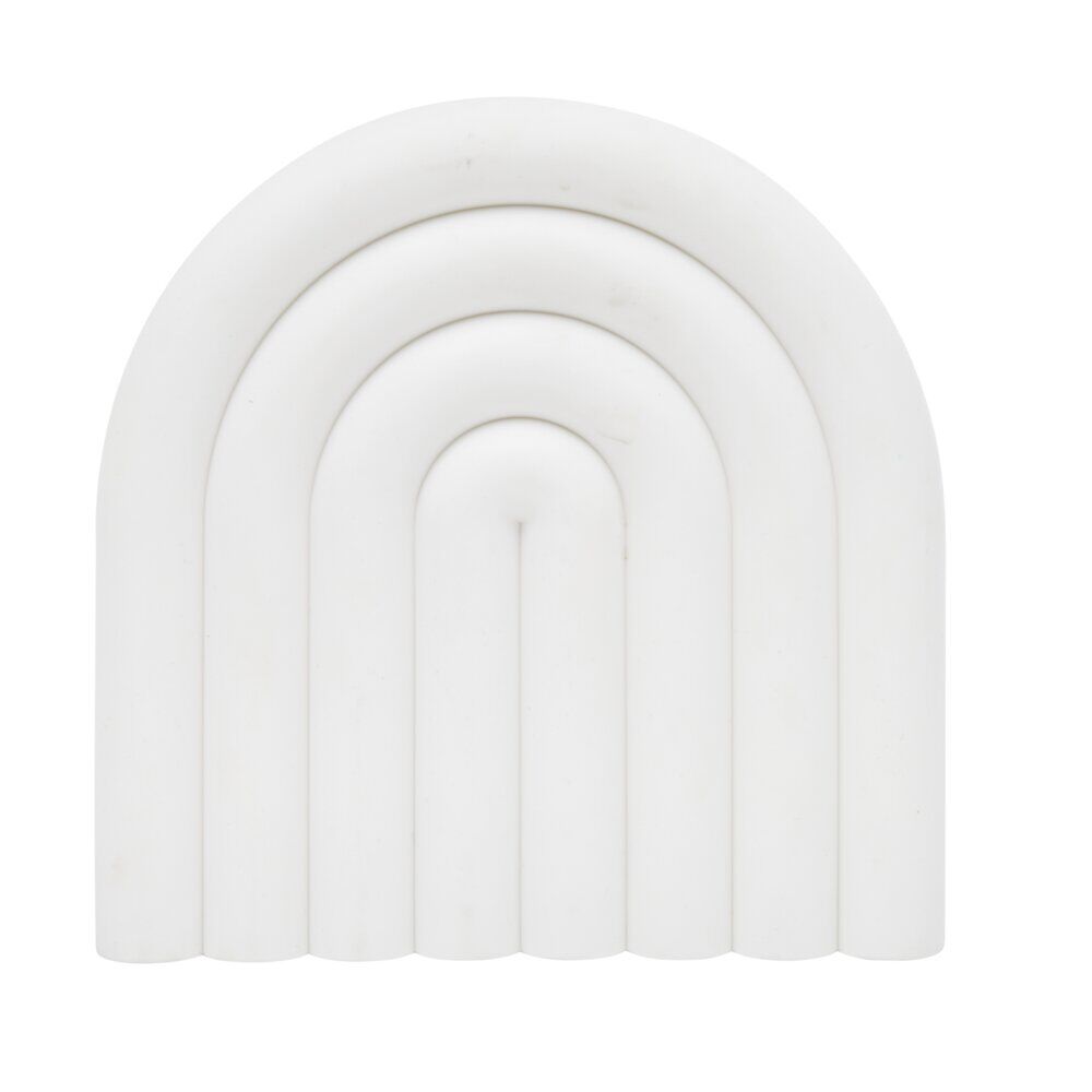 Dessous de plat forme arc-en-ciel uni 15x15cm