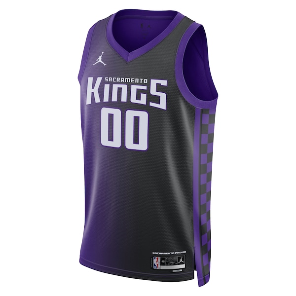 Sacramento Kings Jordan Brand Unisex Swingman Custom Jersey - Statement Edition - Purple