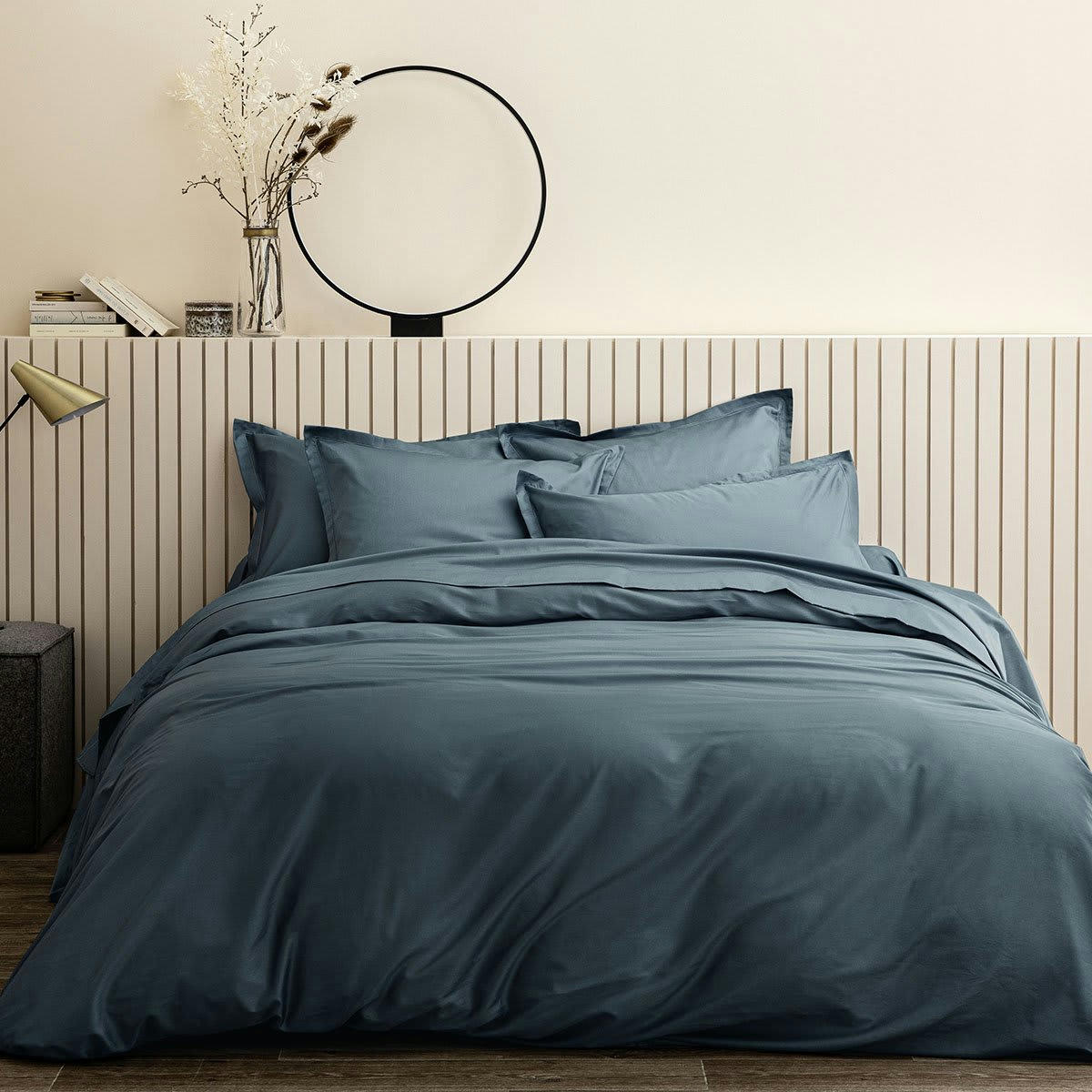 ECLAT - Housse de couette coton minéral 140x200 cm