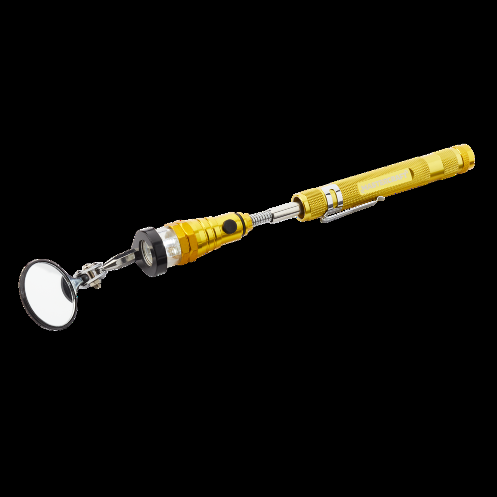 Mastercraft Telescoping LED Lighted Magnetic Pick-Up Tool