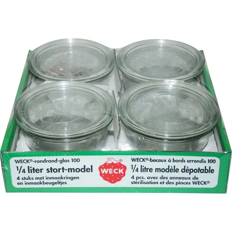 Einmachglas 4er-Set Weck