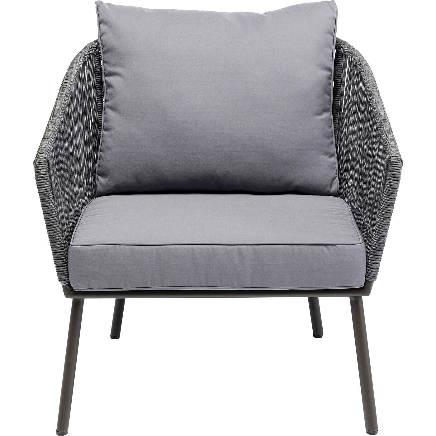 Kare Design Tuinfauteuil Elba grijs