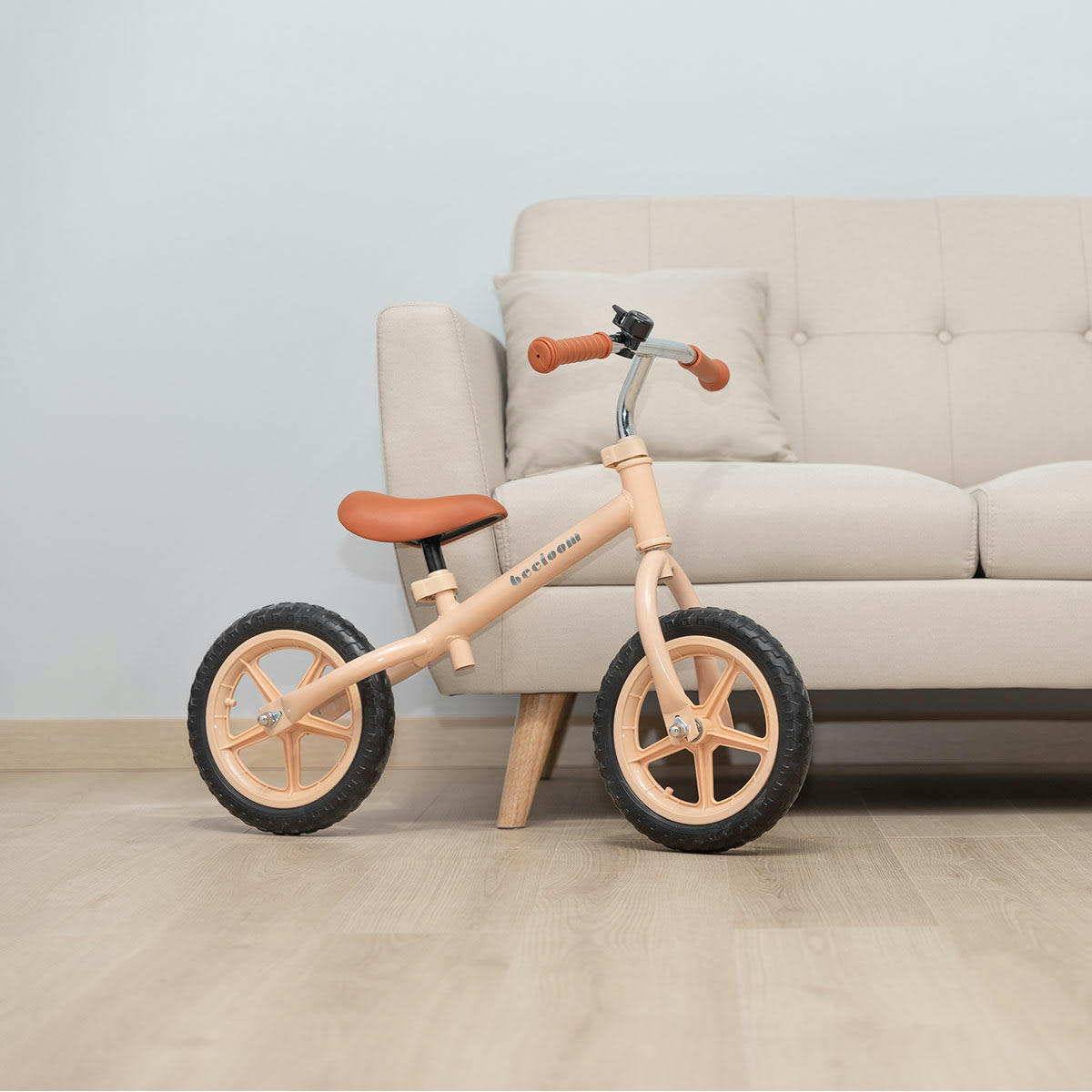 - Vélo sans pédale pour enfants en aluminium rose