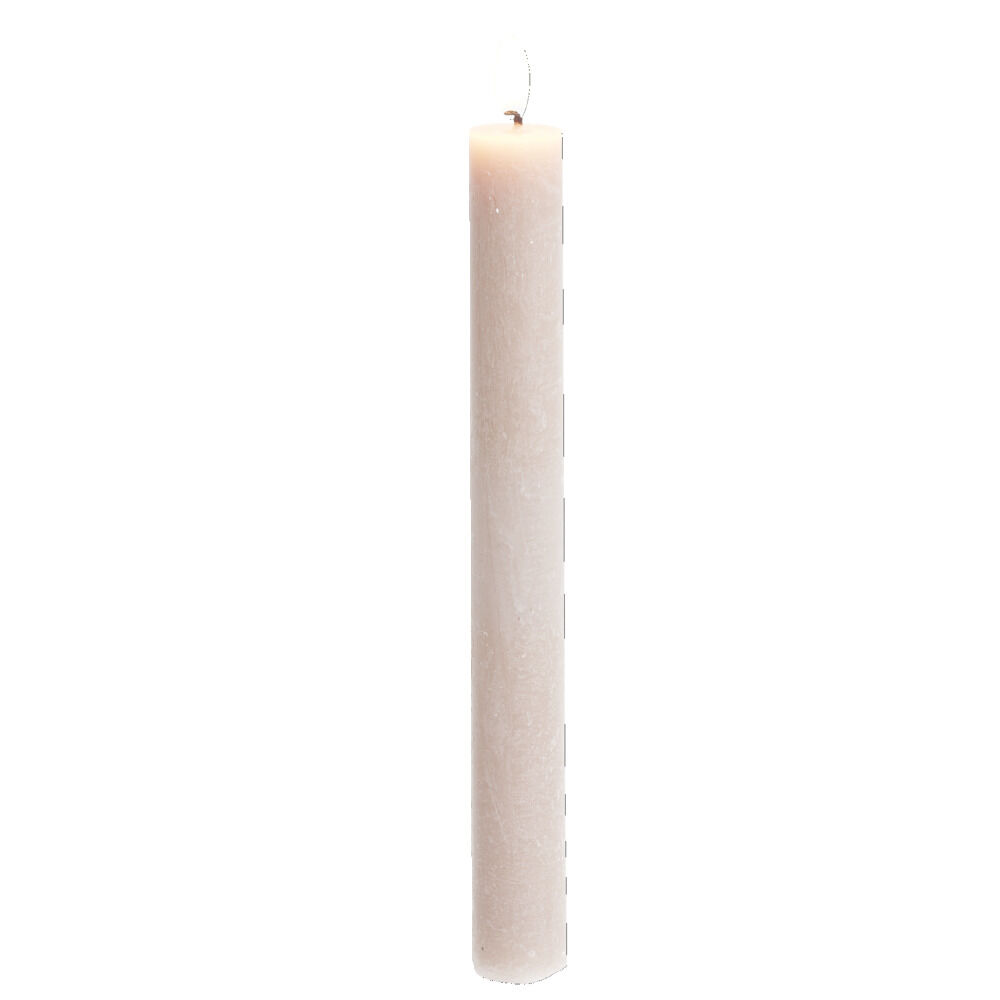 Bougie chandelle rose 8H