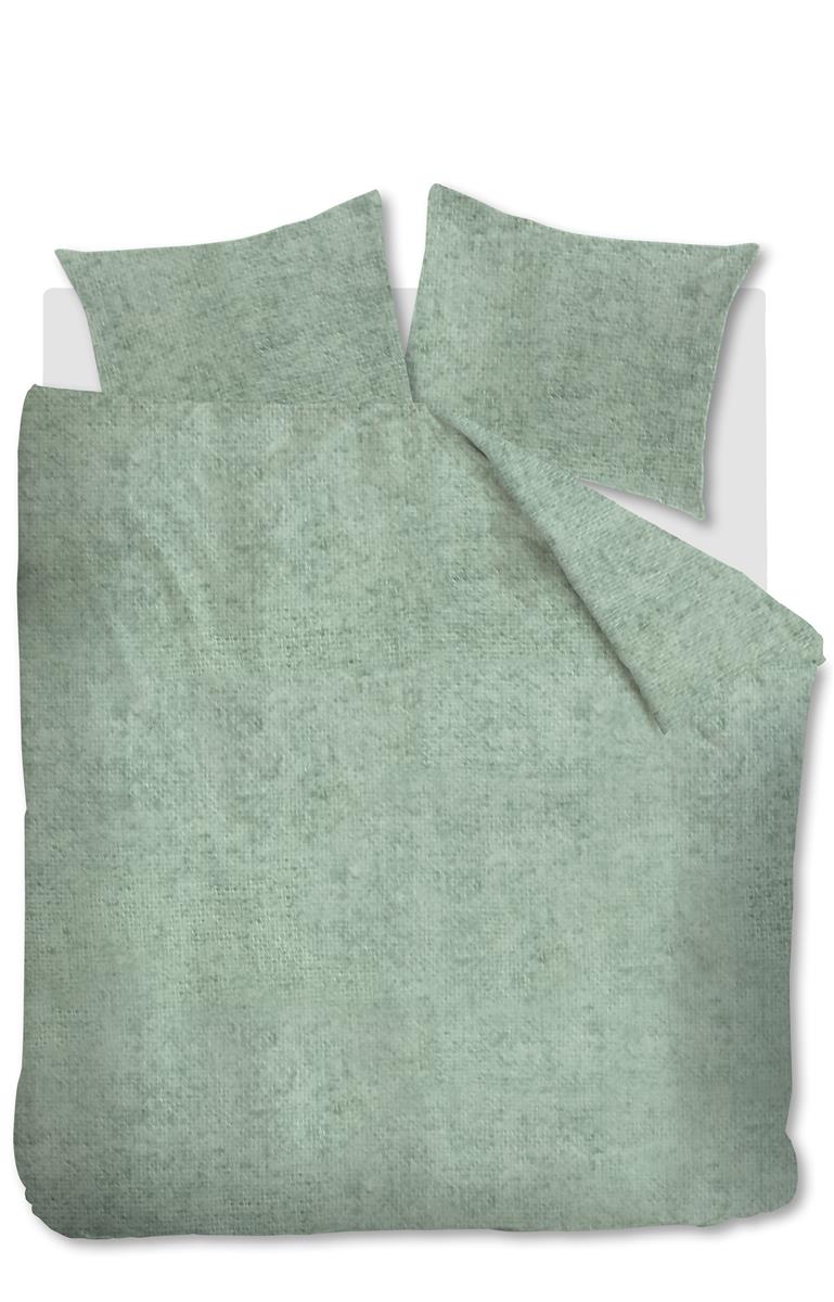 Beddinghouse Frost dekbedovertrek - Effen - Lits-Jumeaux - 240x200/220 cm - Grijsgroen