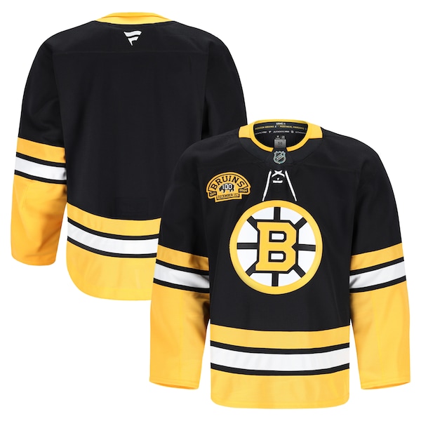 Boston Bruins  100th Anniversary Authentic Pro Jersey - Black