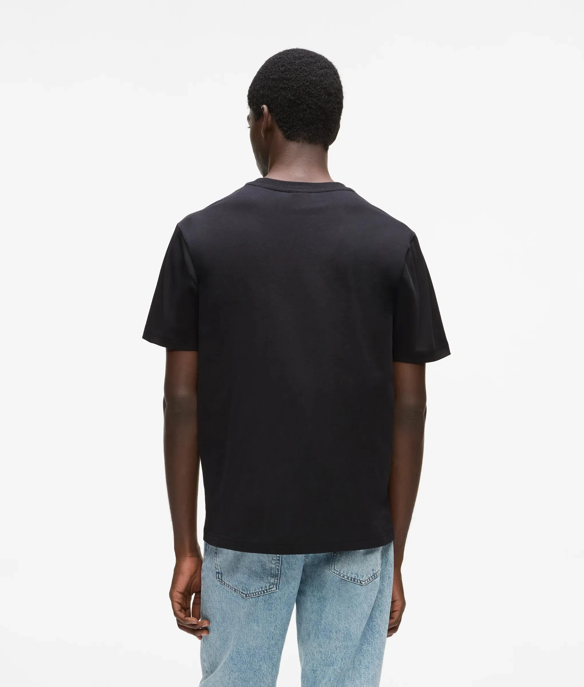 T-shirt avec logo rayé