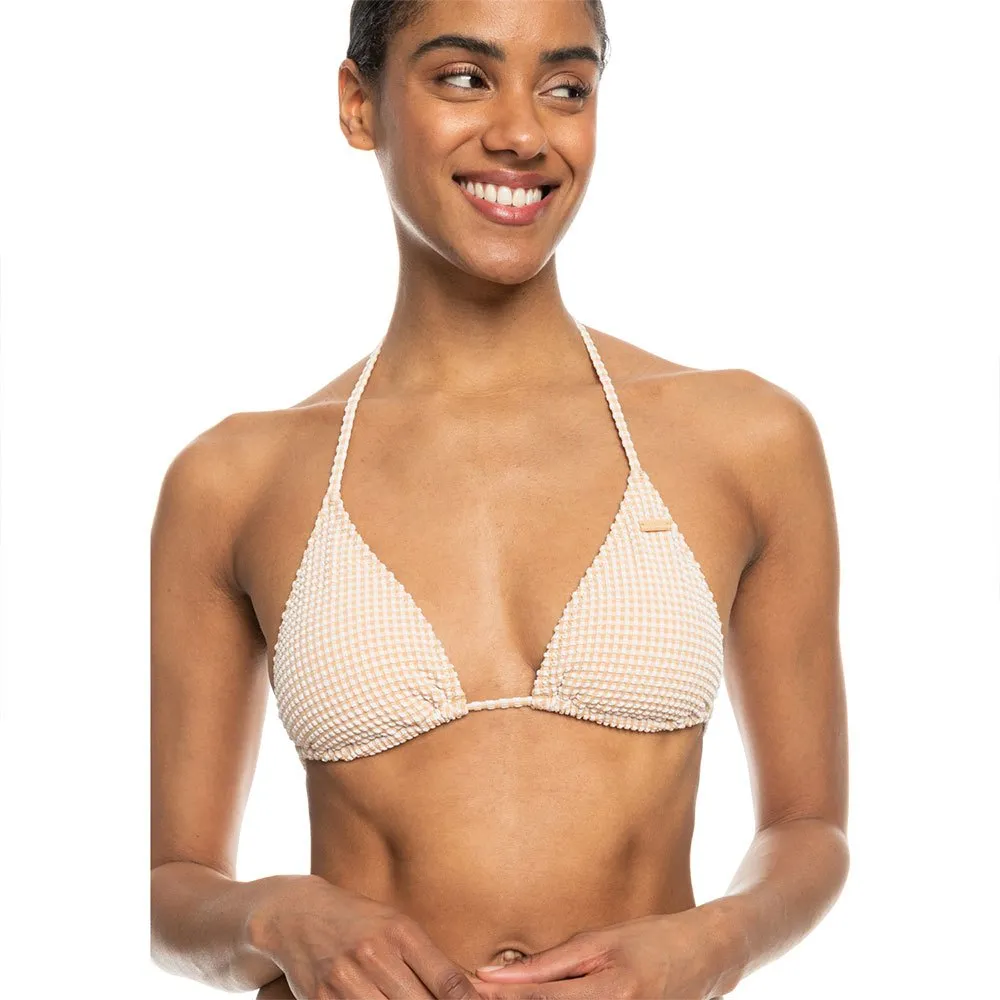 Roxy ERJX305246 Gingham bikini top