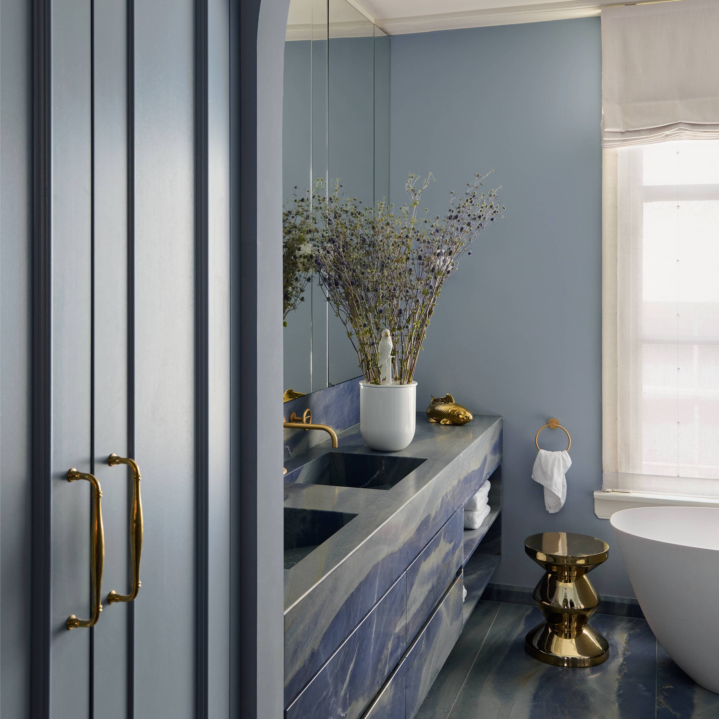 POLSPOTTEN Zig Zag Bijzettafel - Goud