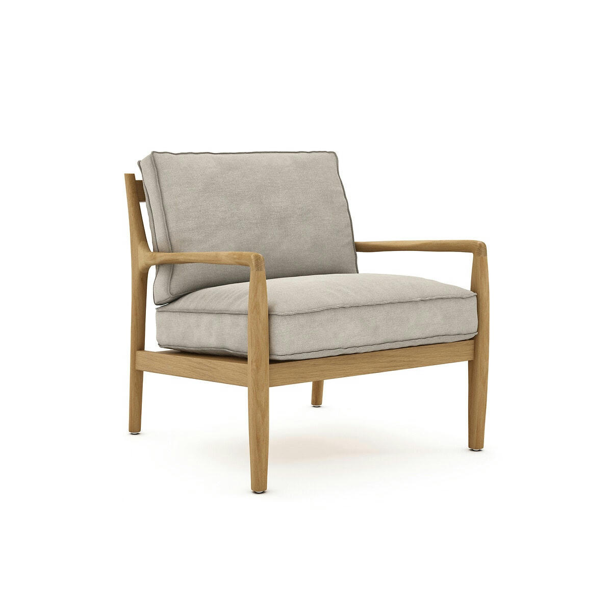 Fauteuil 100% lin, Dilma