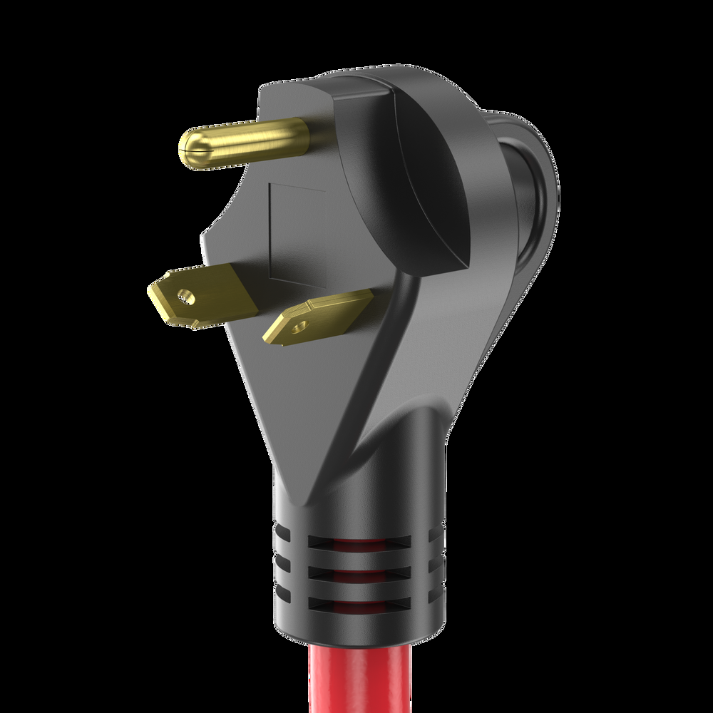 Energizer 12-in 30F/15M Amp Electrical Dogbone Adapter, Red