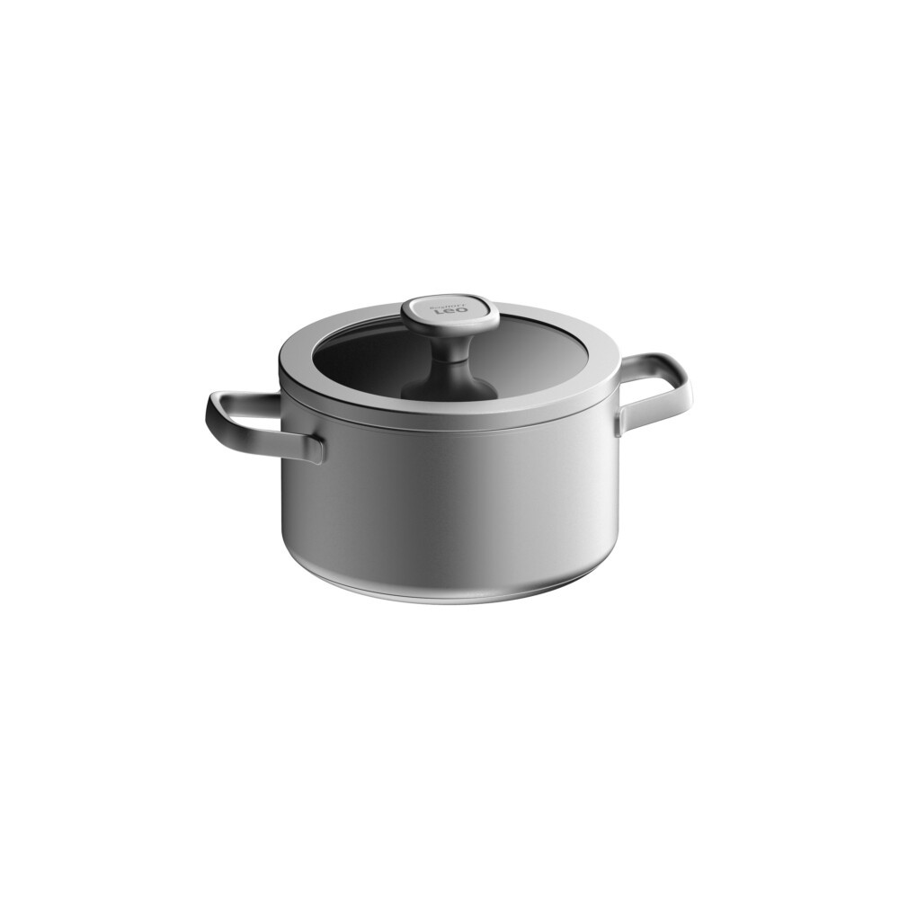 Garnek z pokrywką Graphite, stal nierdzewna z recykling 20 cm BergHOFF