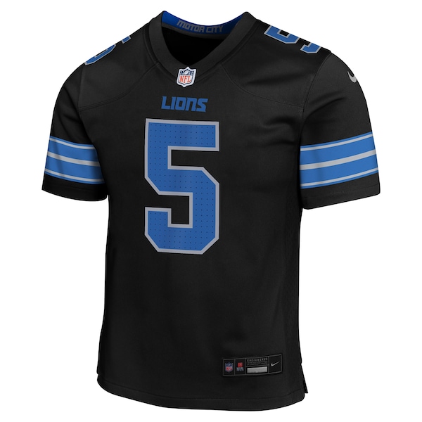 David Montgomery Detroit Lions Nike Youth Alternate Player Game Jersey - Black