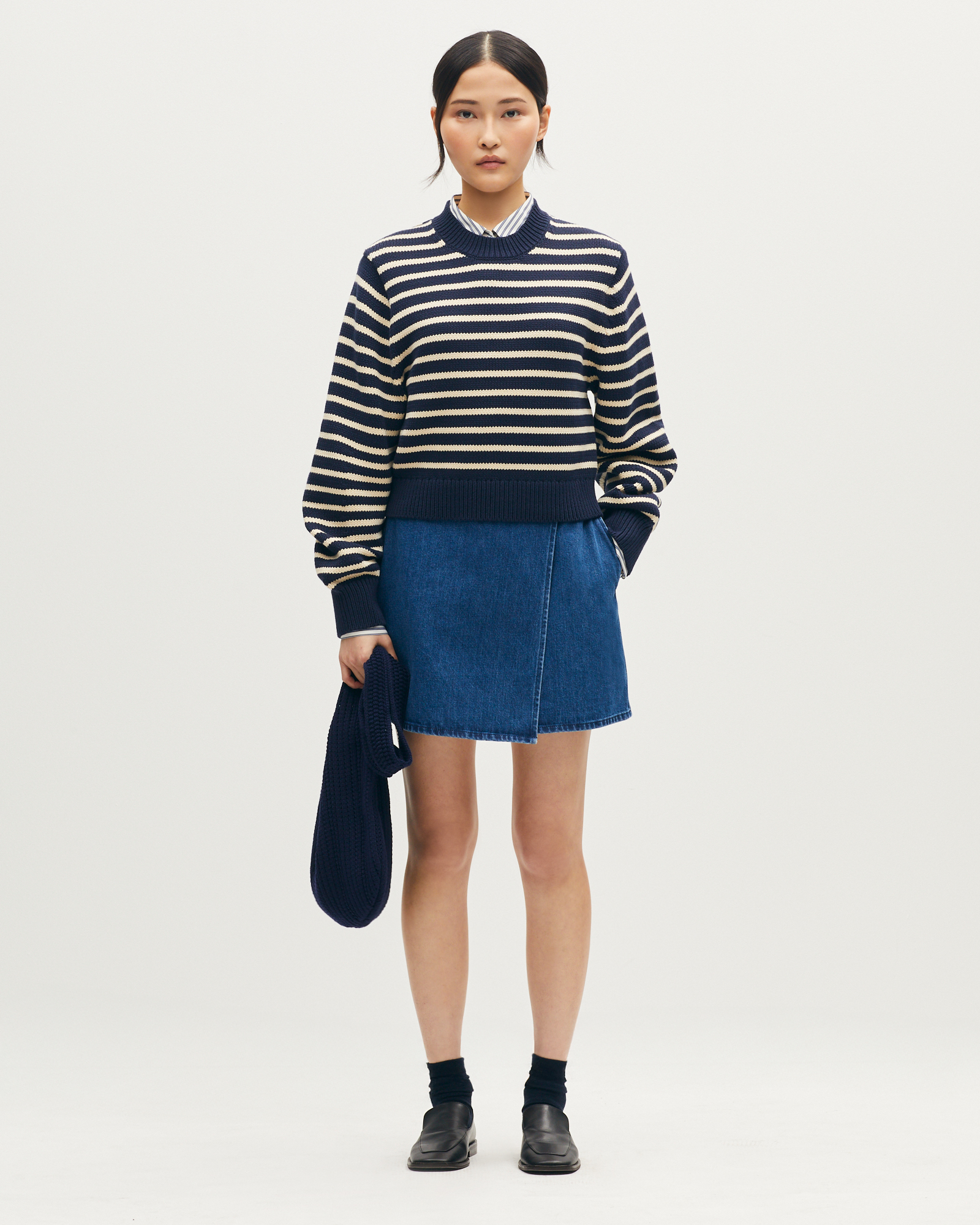 Pull marin en coton