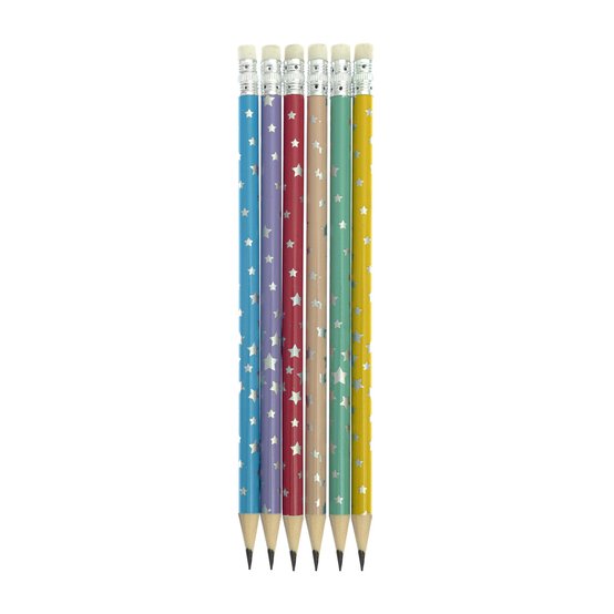 Star Pencils 6 Pack