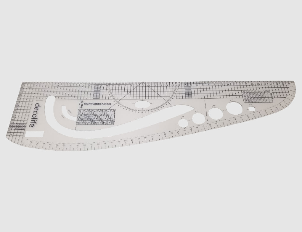 Mulitifunktionslineal Transparent