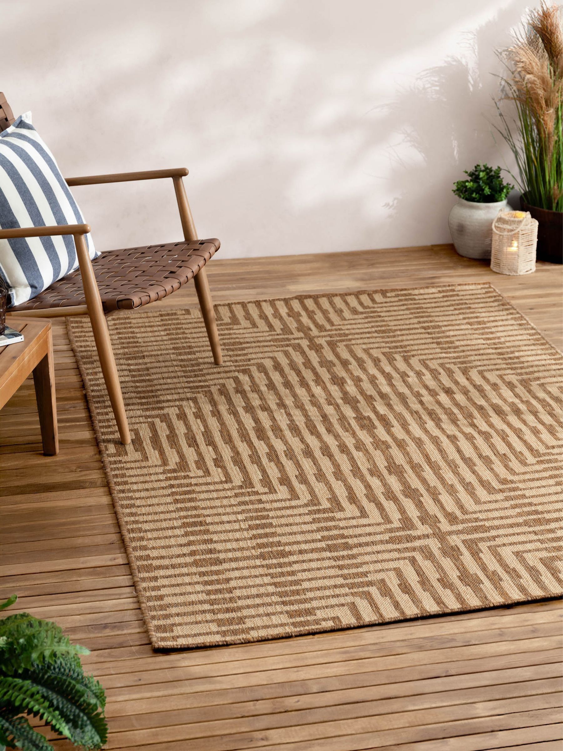 Yard Natural Sandown Natural Seagrove Jute Effect Indoor/Outdoor Rug