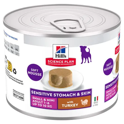 Hill's Science Plan Sensitive Stomach & Skin Small & Mini Mousse