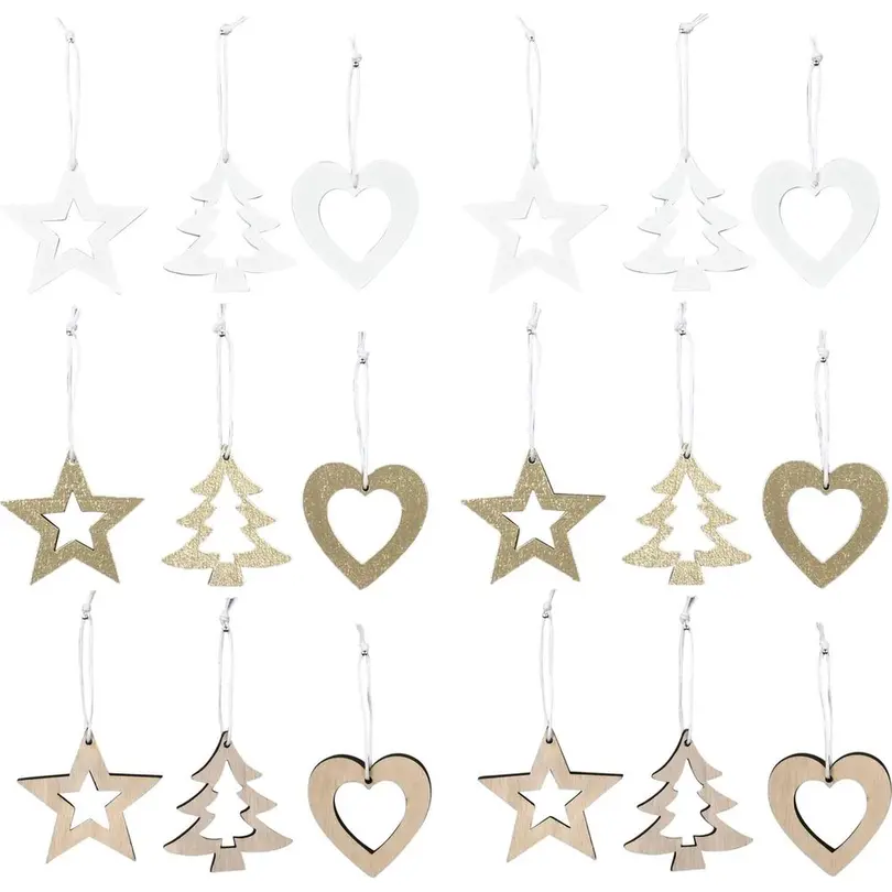 Christbaumschmuck Aufhänger mit drei Motiven