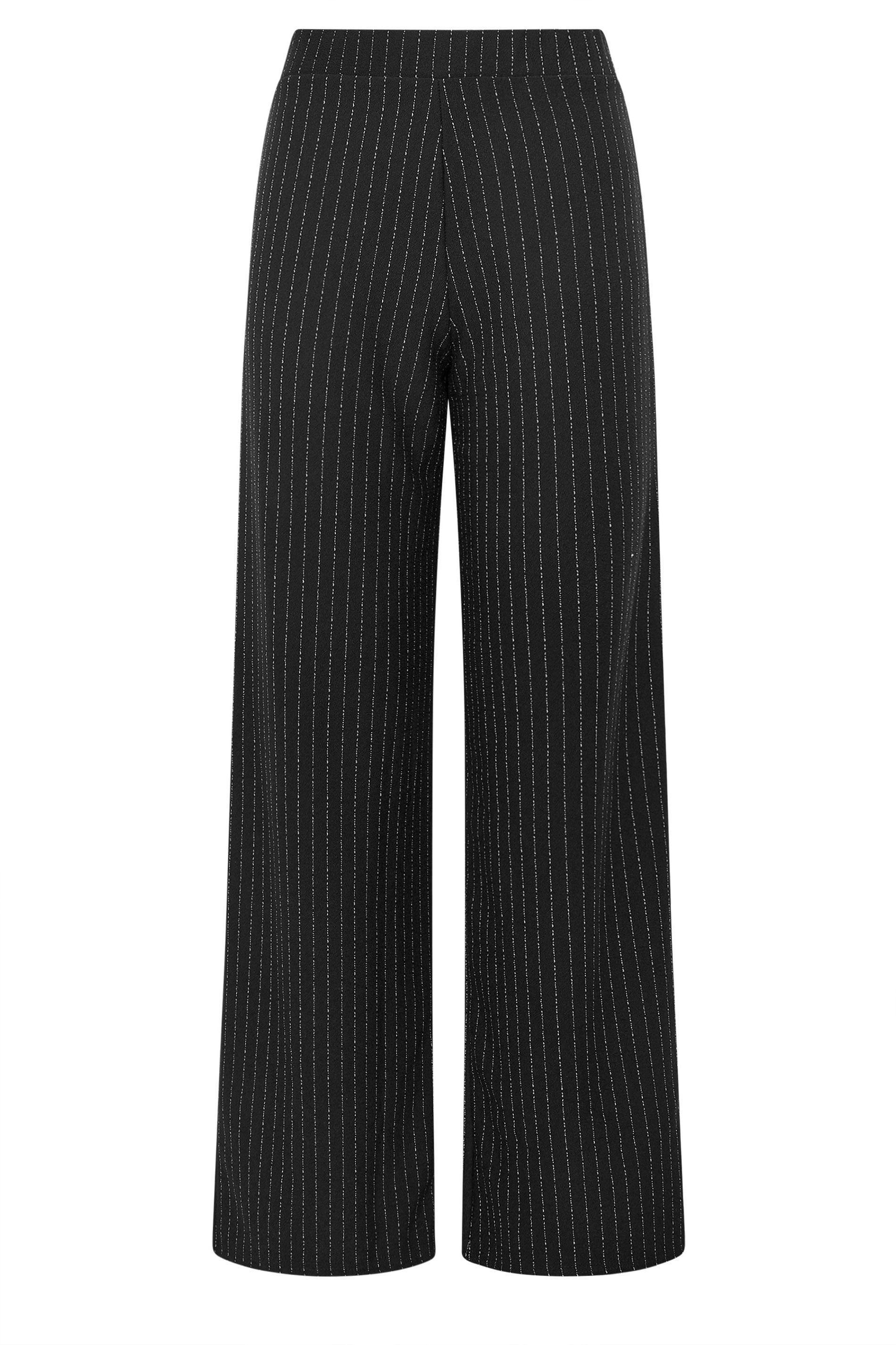 Long Tall Sally Tall Pinstripe Wide Leg Trousers