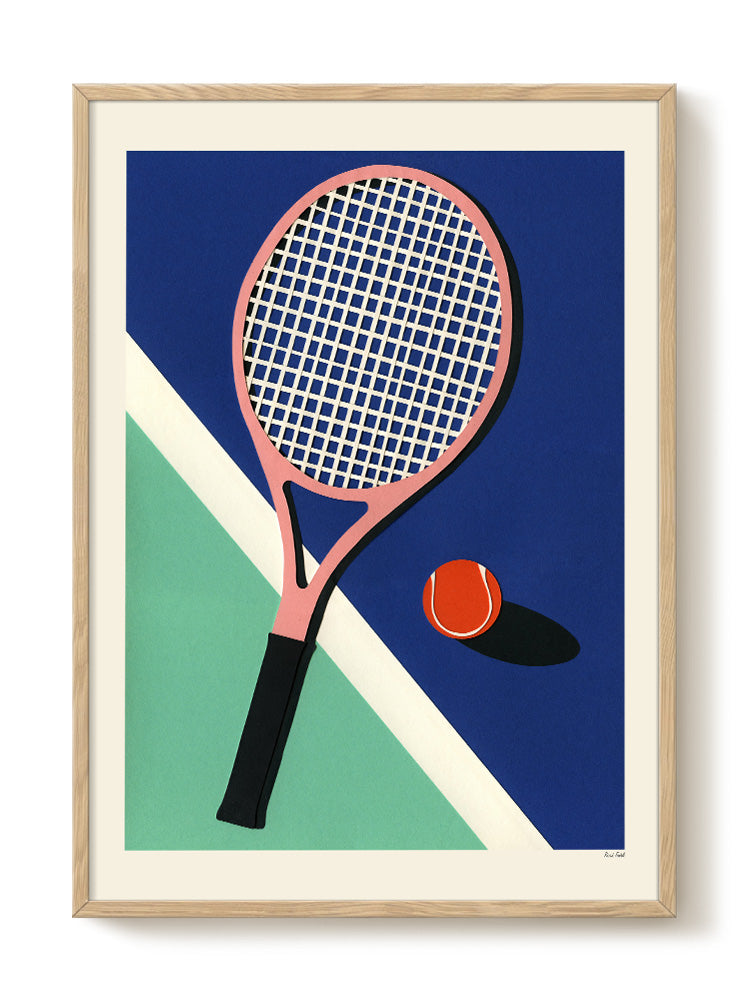 Rosi Feist - Tennis Club - PSTR studio Kunst Poster