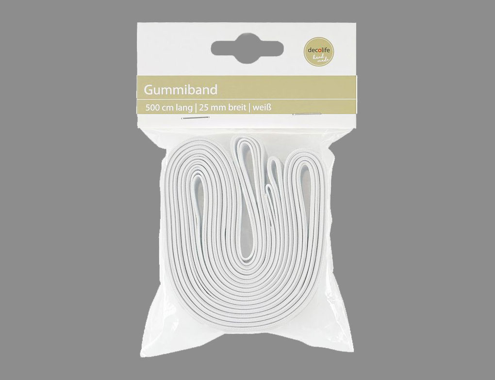 Gummiband weiß
