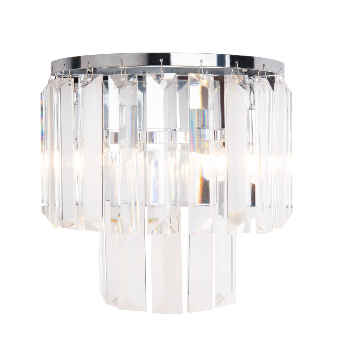 Kinkiet chromowany MONACO 2xG9x40W wym:19x18x11cm IP20 Maxlight