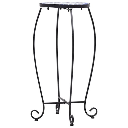 NNEVL Mosaic Tables 3 pcs Blue and White Ceramic