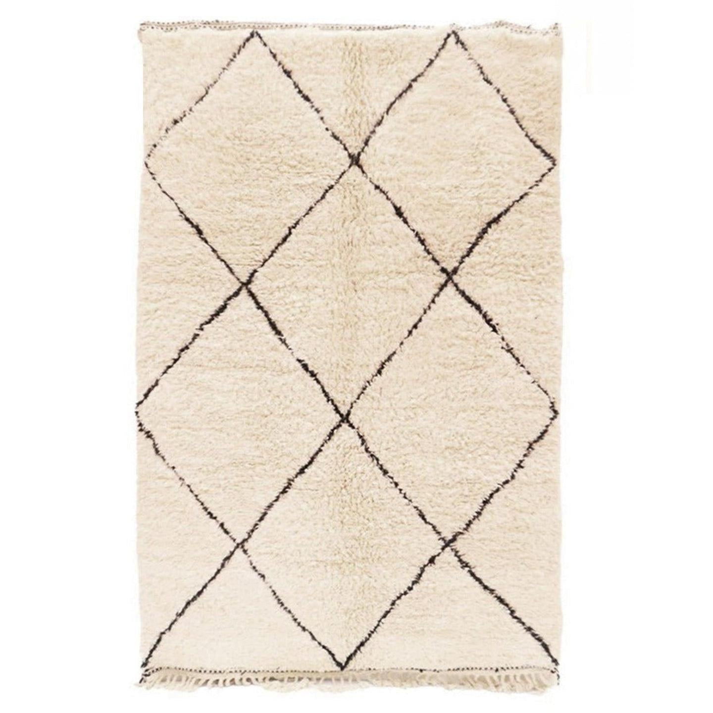 AFK Living vloerkleed Berber - handgemaakt - Wol - 80 cm x 240 cm