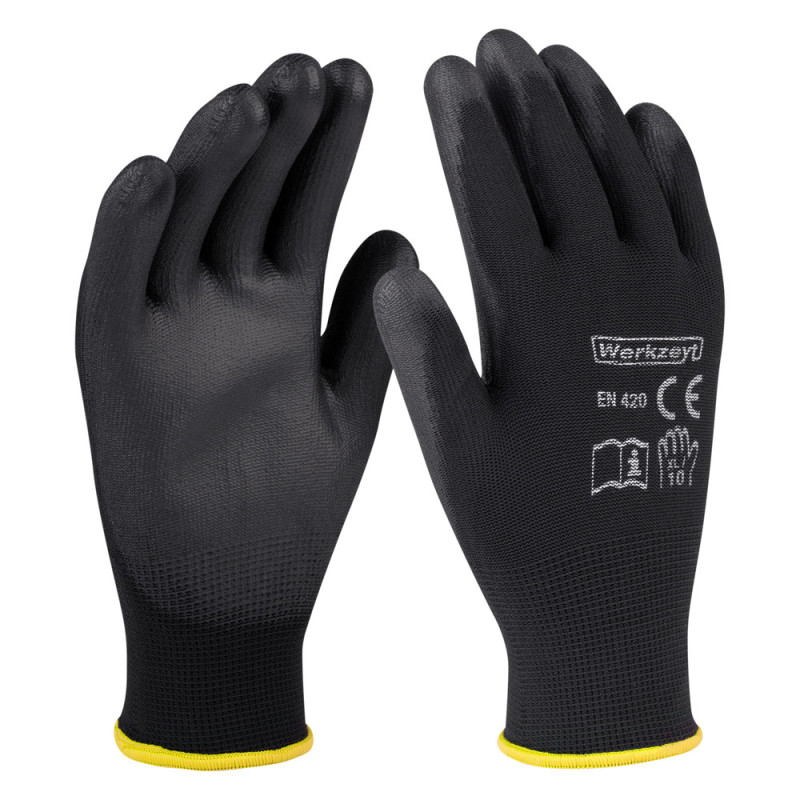 Paire de gants Soft en polyester taille 10