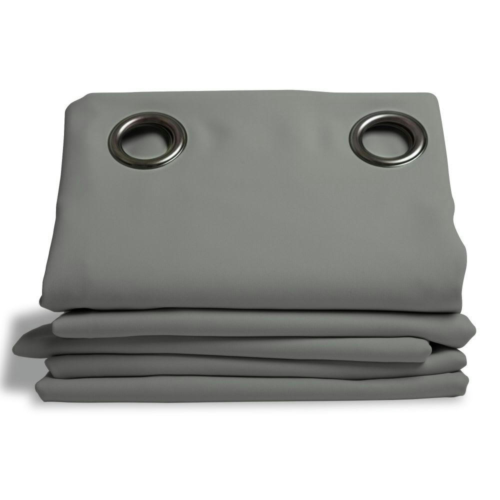 - Rideau thermique occultant gris 140x260
