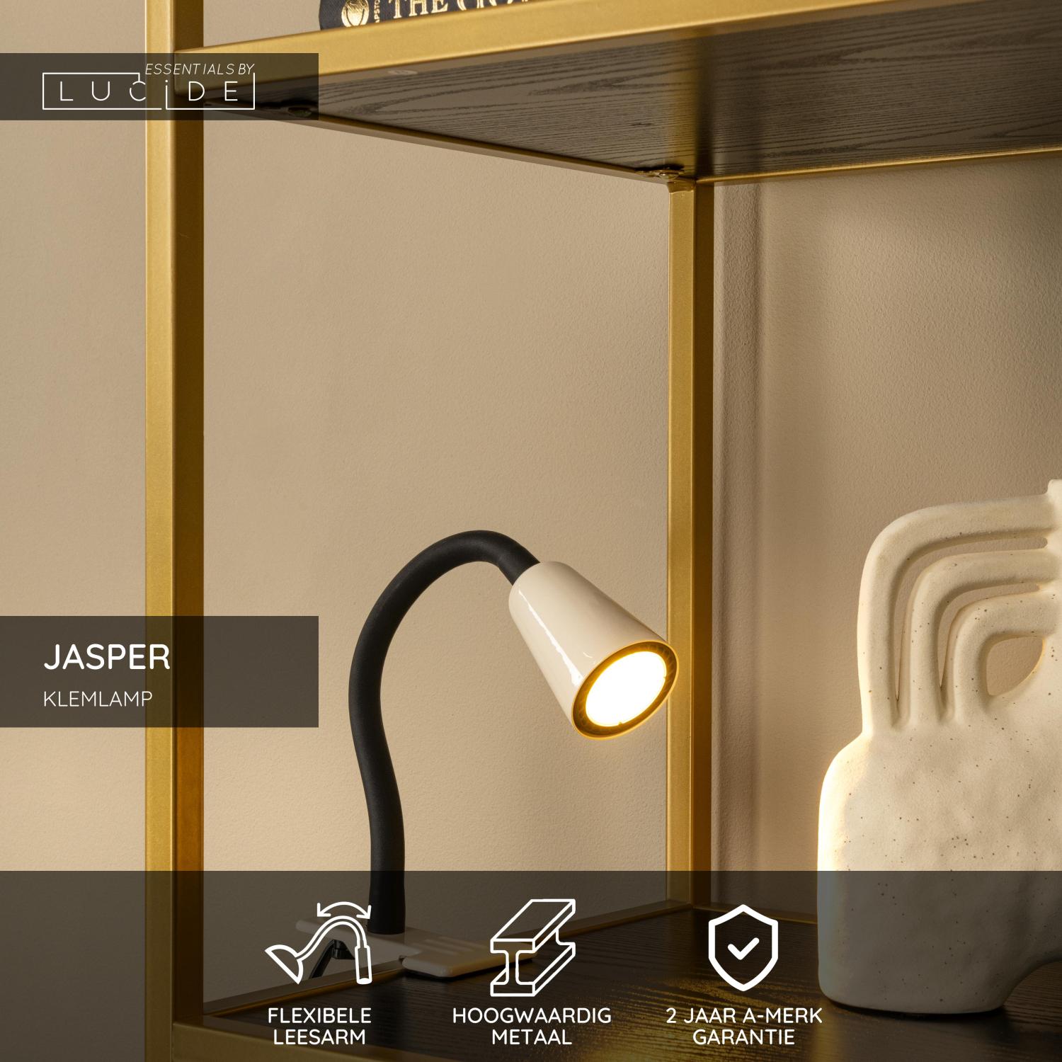 Lucide JASPER Klemlamp - Beige
