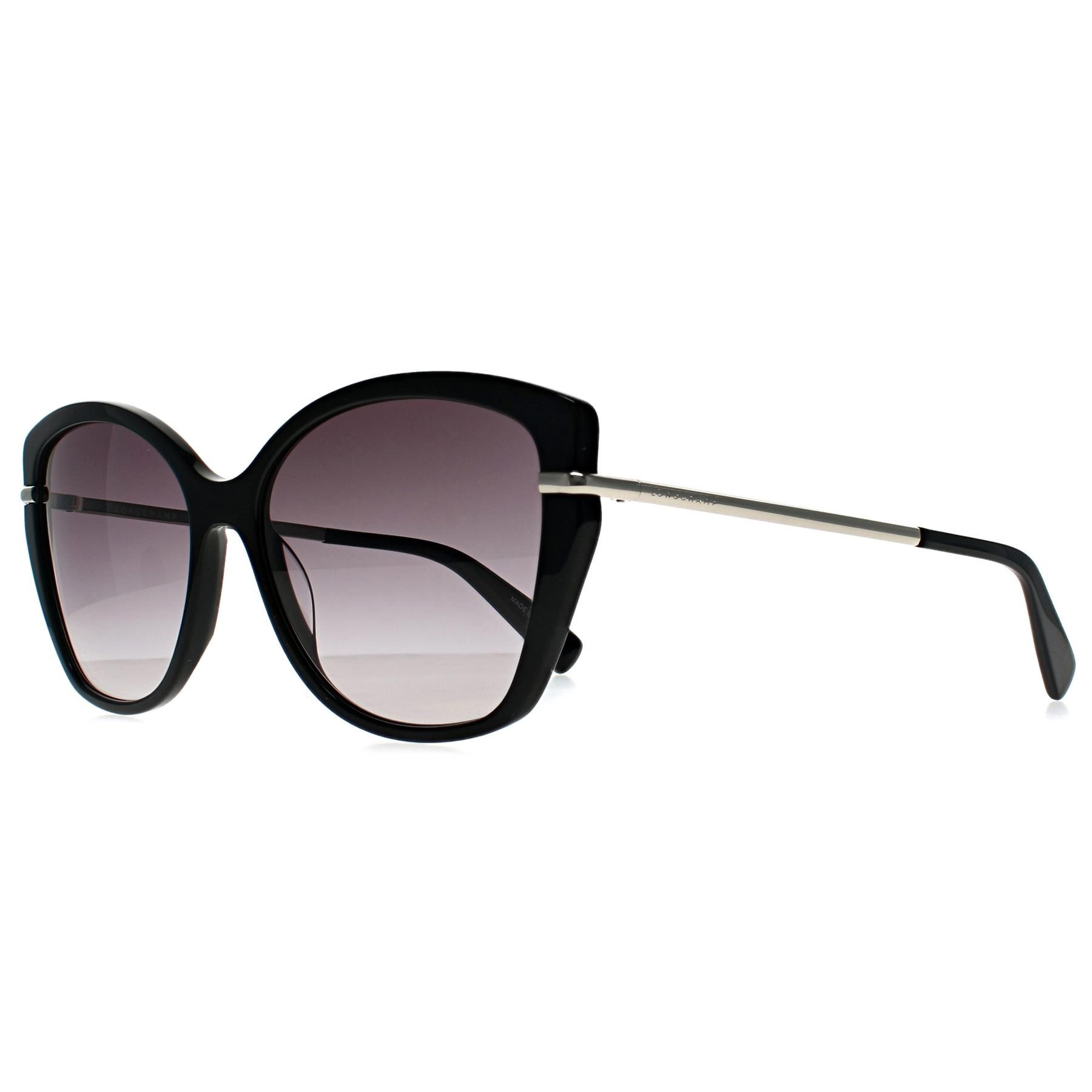 Longchamp Cat Eye Black Grey Gradient LO627S
