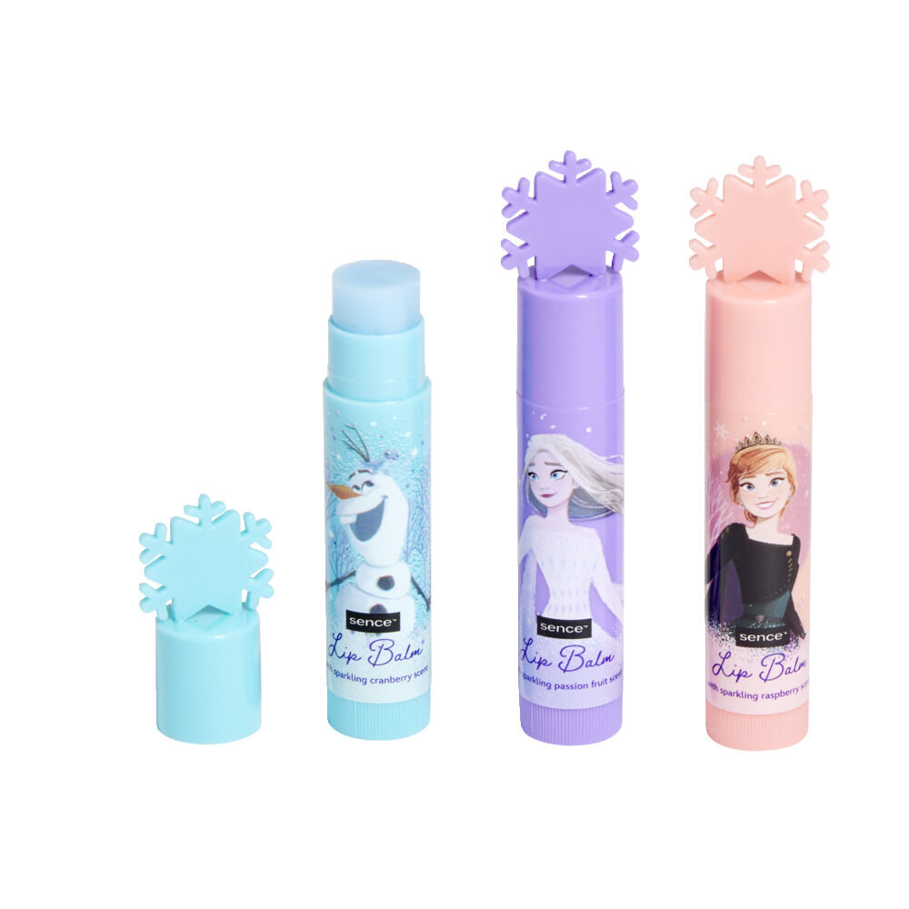 Lot de 3 baumes à lèvres Disney La Reine des Neiges