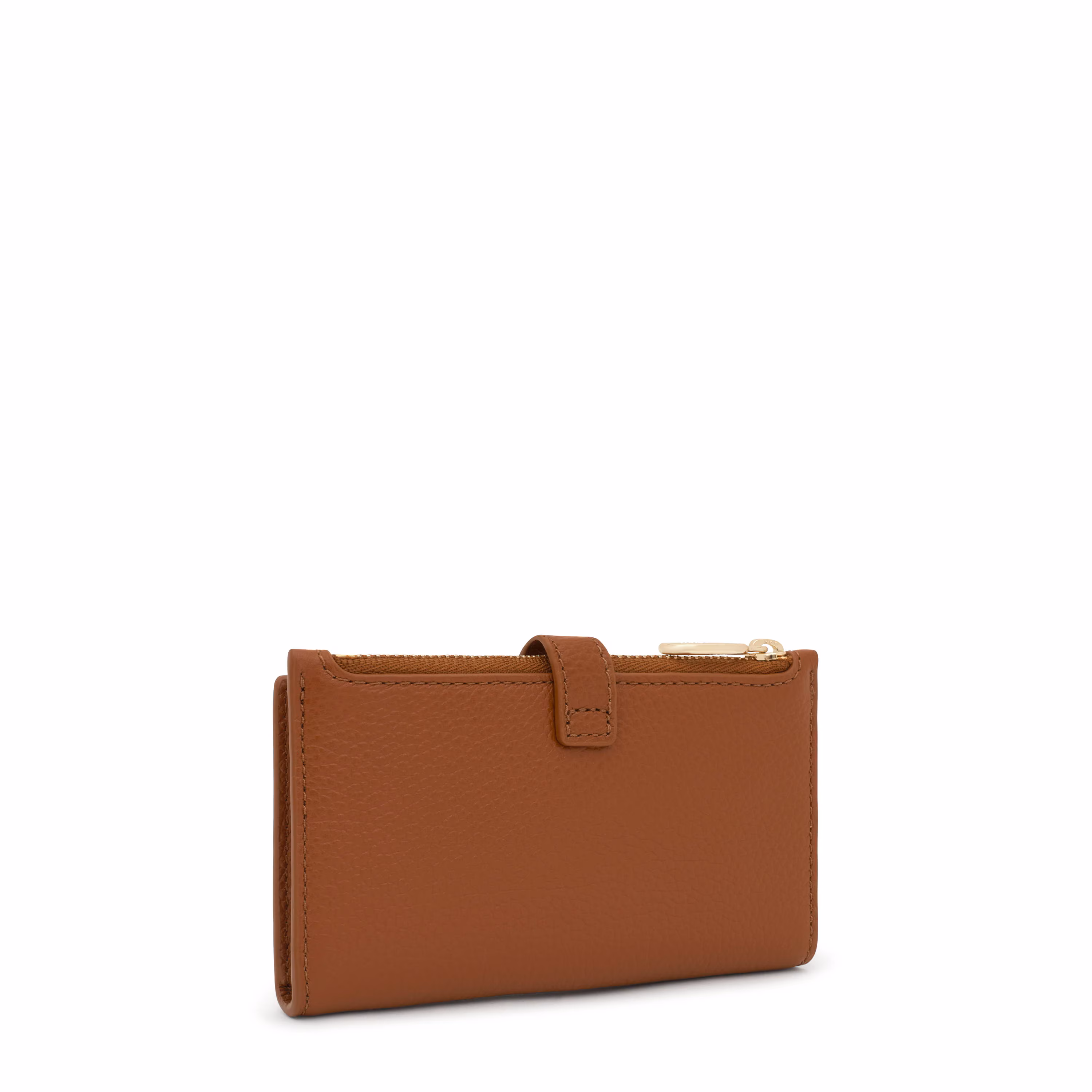 Cartera de piel camel TOUS Buckles