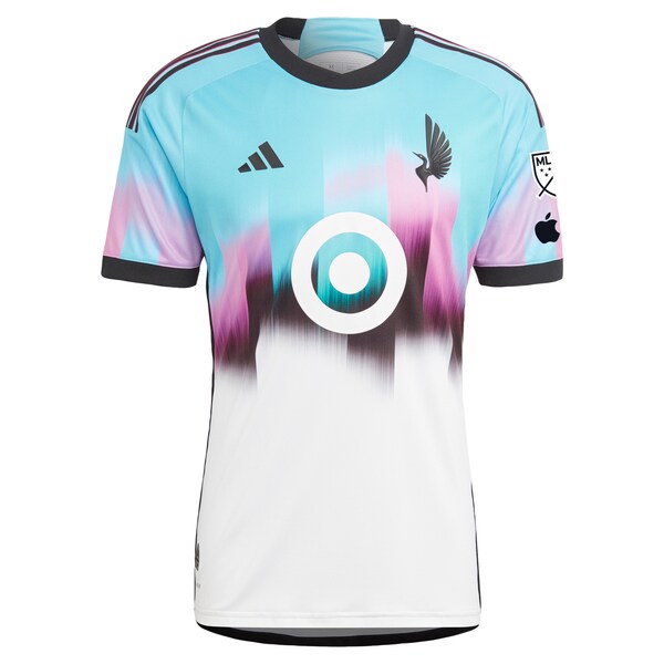 Minnesota United FC adidas 2024 The Northern Lights Kit Authentic Custom Jersey - White