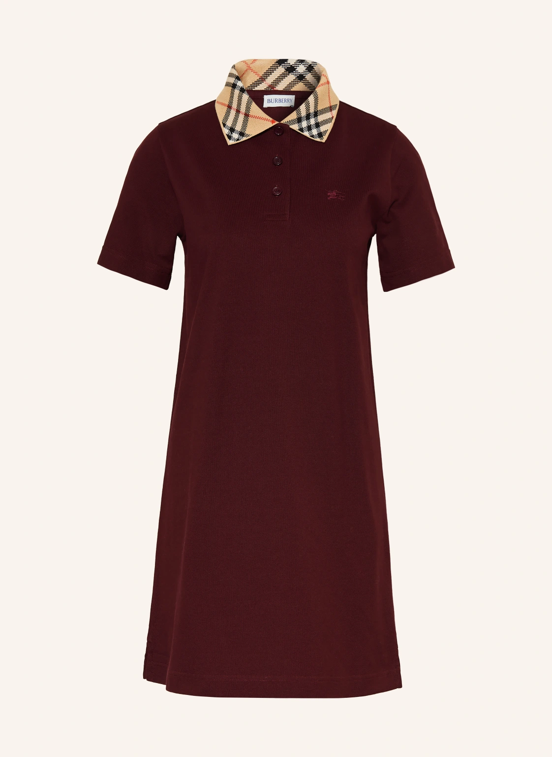 BURBERRY Piqué-Polokleid