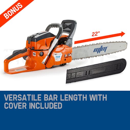 NNEMB Petrol Commercial Chainsaw 22 Bar Chain Saw E-Start Tree Pruning Top Handle